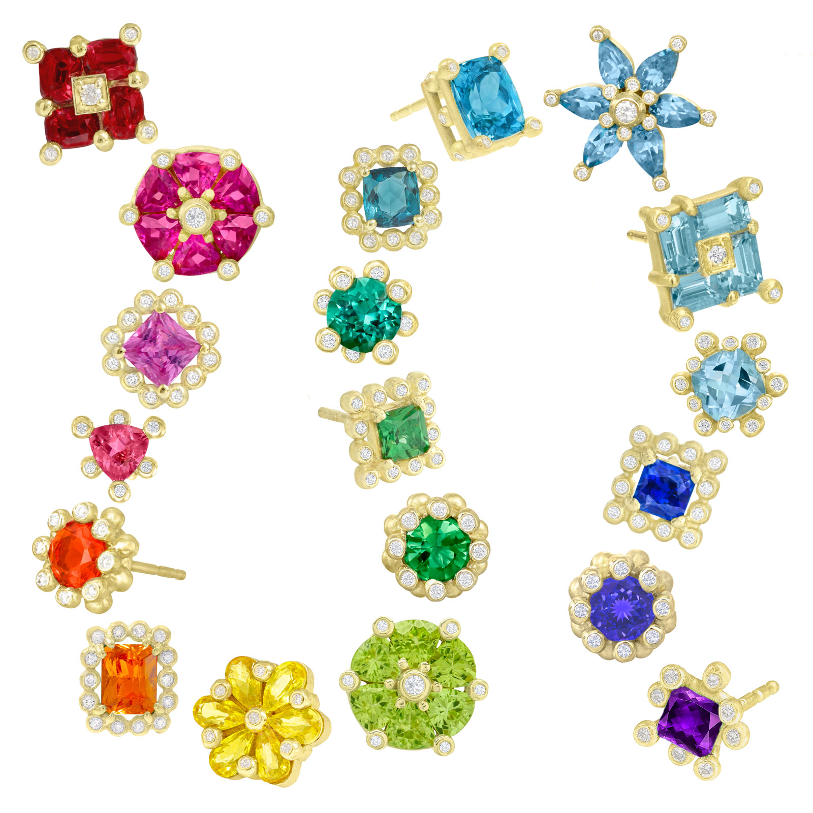 Suzy Landa stud earrings