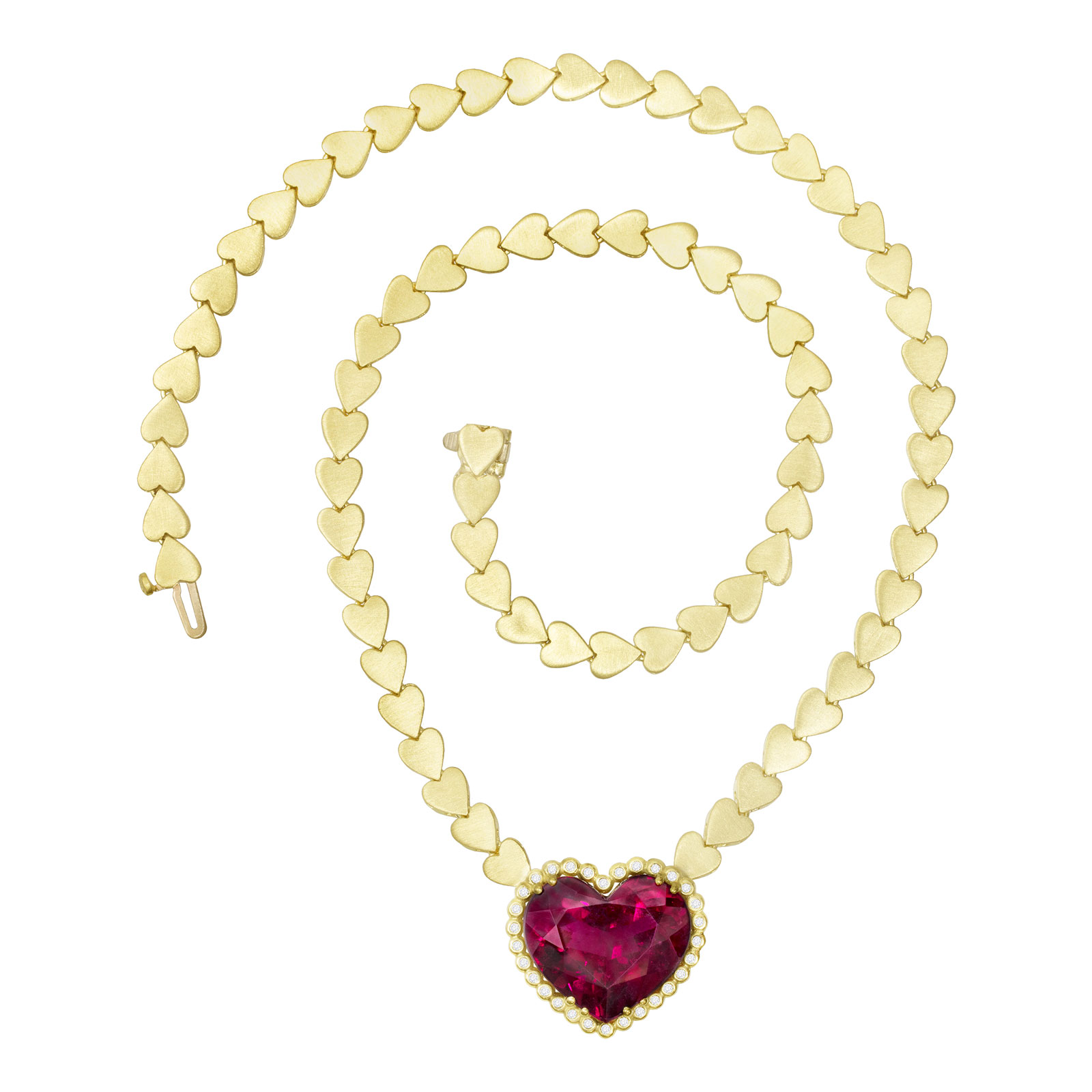 Suzy Landa heart necklace