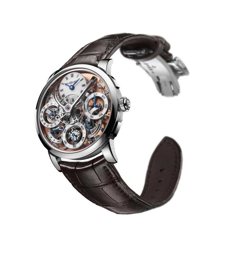 MB&F Legacy Machine Perpetual with perpetual calendar in steel