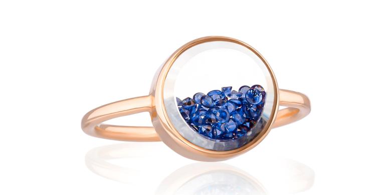 Mortiz Glick sapphire ring