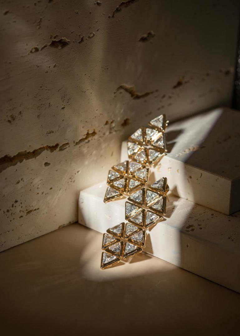 Marina B Triangolini earrings