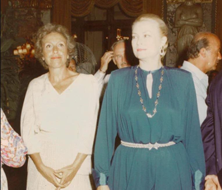 Marina B with Princess Grace
