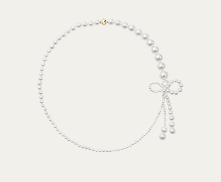 Sophie Bille Brahe bow necklace