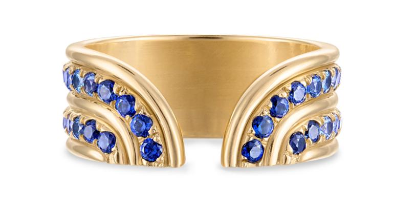 Casey Perez sapphire Stella Ring