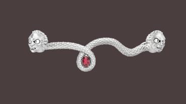 Faberge X Beetlejuice Beetlejuice jewelry collar bar
